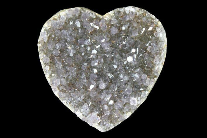 Quartz Crystal Cluster Heart - Uruguay #128705